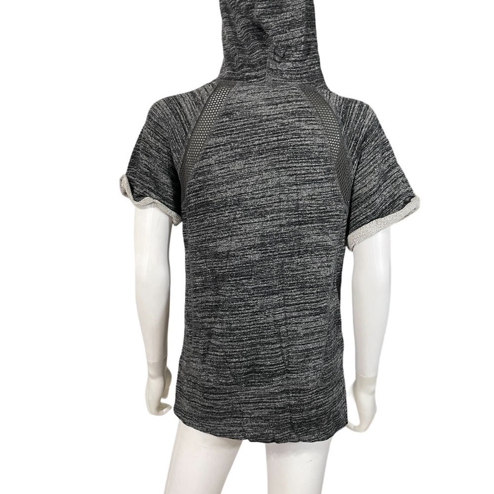 Ideology Grey Cowl Neck Net Sweater Size M - Picture 5 of 8